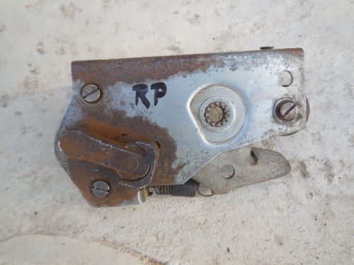 Porsche 356 door latch (right,passenger side) date stamped 6/60