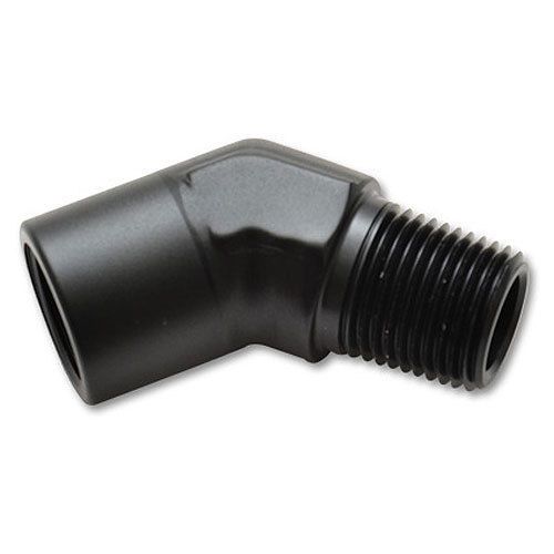 Vibrant performance 11330 npt to npt adapter fitting 45-degree 1/8 npt male 1/8
