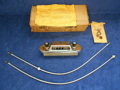 1941 ford mercury radio control head with cables nos 716
