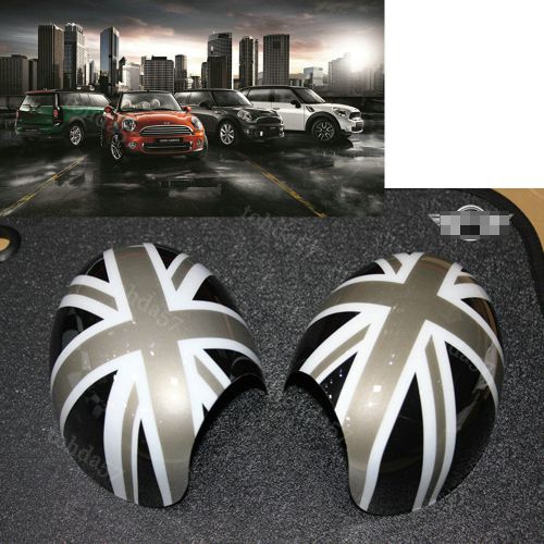 Purchase 2x UK Flag Union Jack Pattern For Mini Cooper Side View