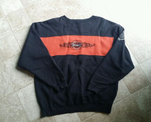 Mens harley davidson sweatshirt, l