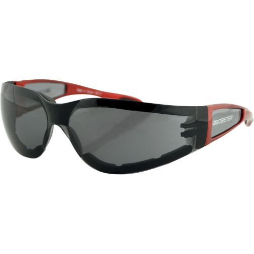 Bobster esh221 shield ii sunglasses red/smoke