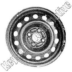 Stl65727u45 wheel steel fits 1994-1994 dodge colt