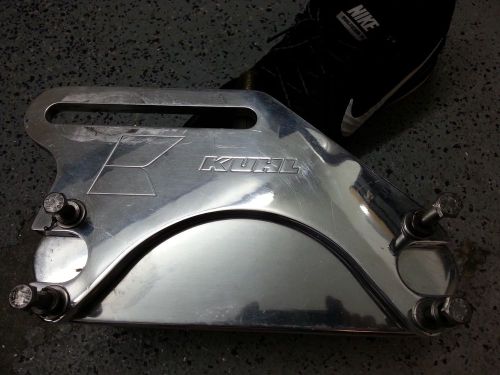 Kuhl marine bbc crossover pipe for big block chevy with blower pulley bracket