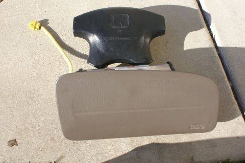 98-99 honda accord air bags airbags set 1998,1999 , black and tan