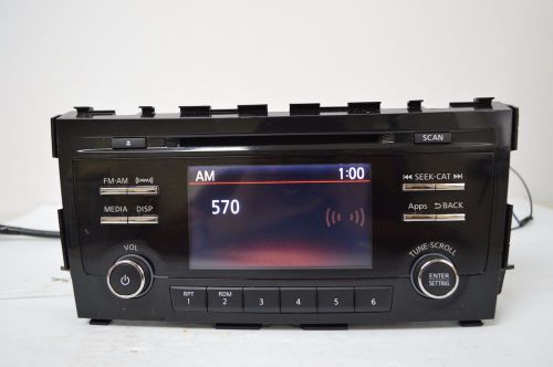 2013 2014 2015 nissan altima radio cd player xm 28185-3ta1b tested f40#013