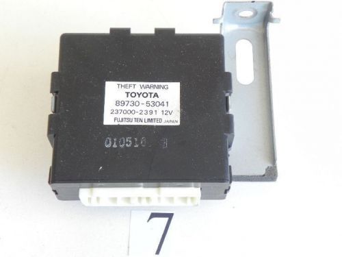 #7 lexus is300 89730-53041 theft warning toyota computer security control oem
