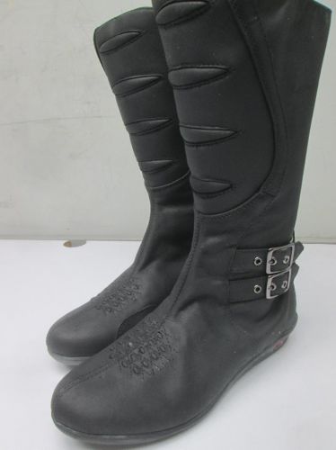 Icon sacred motorcycle black boots women's 7.5 / 38