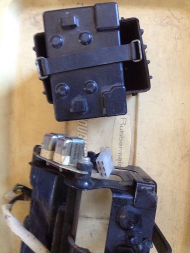 Battery box cage w rubber battery box cover strap