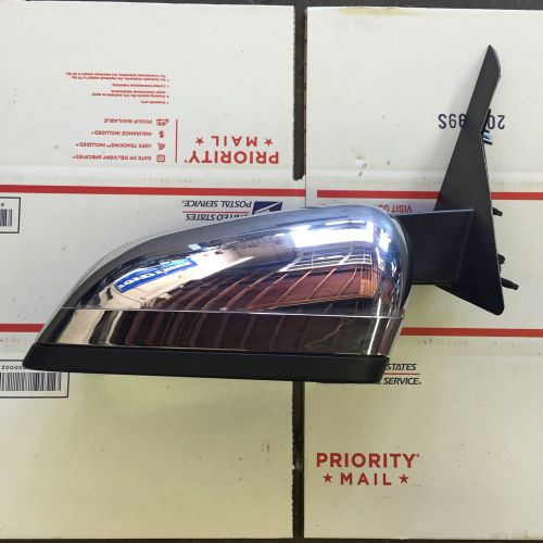 2005-2007 ford five hundred left passenger oem chrome electric side view mirror