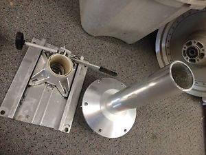 Boat seat pedestal adjustable mount used 14"