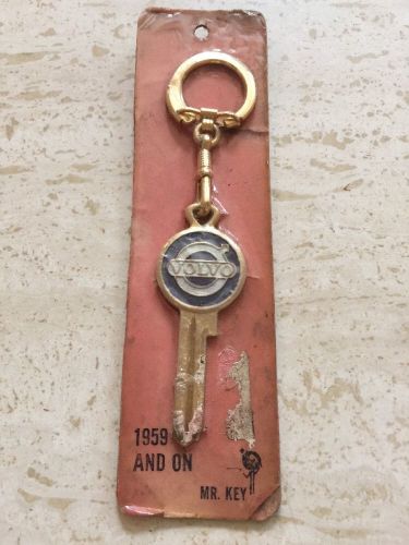 Mr. key volvo 1959 &amp; on snap-off saf-t-loc ignition key national key co. vintage