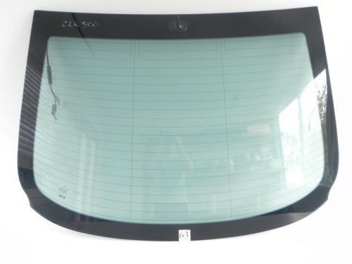 2003 mercedes clk500 2096700080 rear windshield glass green tint coupe 265 #63