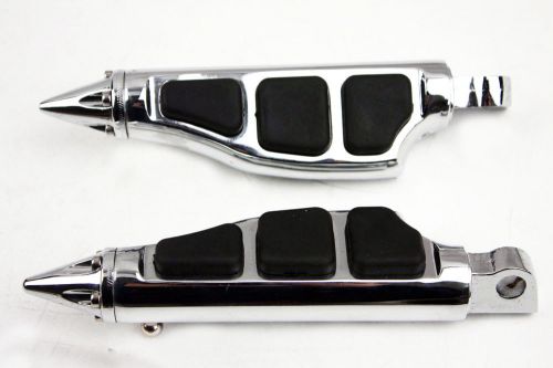 Stiletto pegs foot pegs for harleyy softail sportster dyna glide fat boy chrome