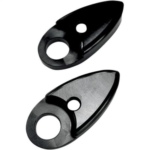 Adapter plates for side rail-mount marker lights joker machine black 05-55-1b