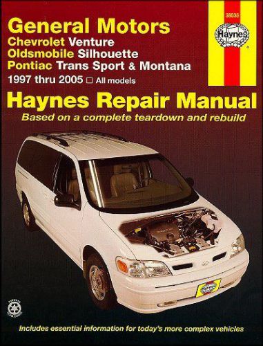 Chevrolet venture, olds silhouette, pontiac trans sport, montana repair manual 1