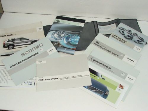 Volvo xc90 owner&#039;s manual