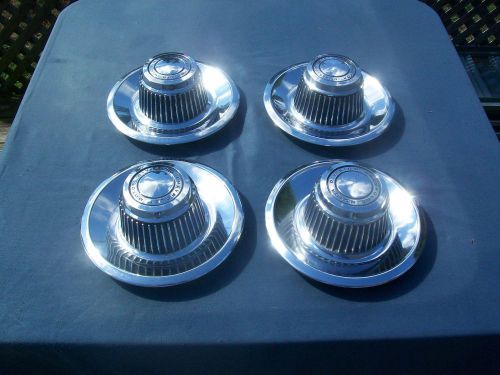 Chevy old style rally centers set of 4