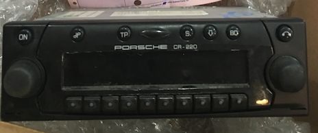 Porsche 911 996  cr-220 radio tape player w/face panel 98 99 00 01 02 03 04