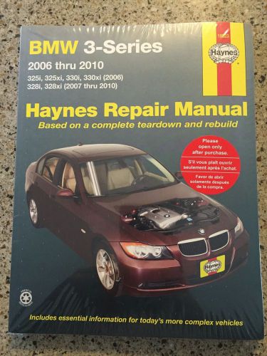Haynes-repair-manual-bmw-3-series-2006-thru-2010