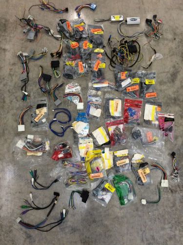Car stereo wiring harness kits. bulk lot random auction