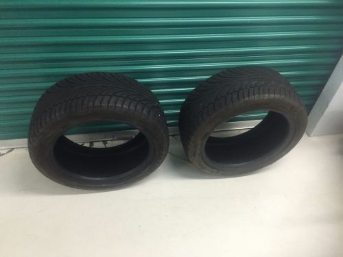 00s pair of riken raptor 245-45-zr17 tires 8/32 tread  2911 262611