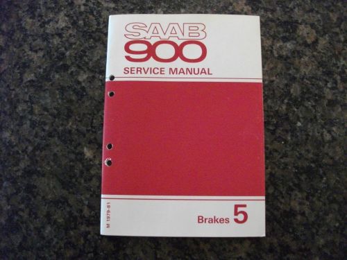 1979-1981 saab 900 brakes service manual