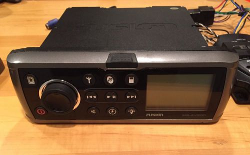 Fusion ms-av600 cd/dvd/am/fm, ipod ready marine stereo sirius tested head unit