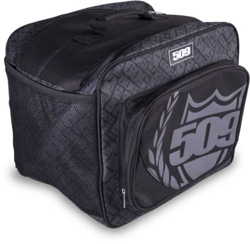 509 helmet bag carrier w/ goggle / accessory storage pouch &amp; mesh vents - black