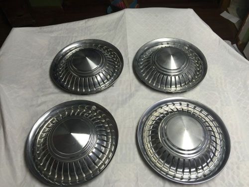 Vintage chrome hub caps hot rod chevy ford mercury pontiac olds 15&#034;