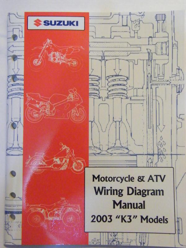 2003 suzuki motorcycle & atv wiring diagram k3 models manual