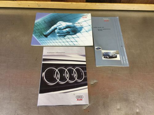 2004 audi a4 - literature + dvd               s106