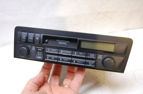 Honda oem am fm radio car stereo cassette, p/n 39100-s5-a110, cm621a0, ashtray