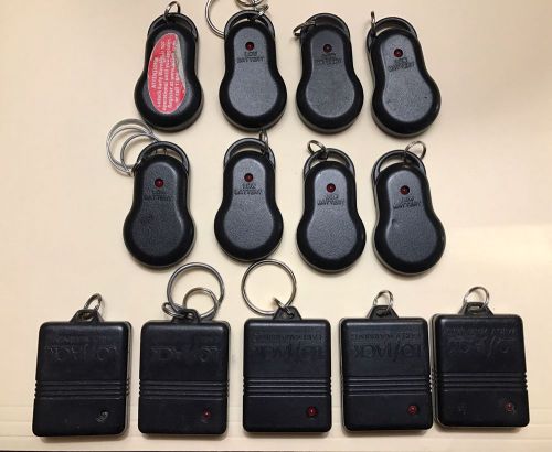 Lot of 13 used lo-jack keyfobs