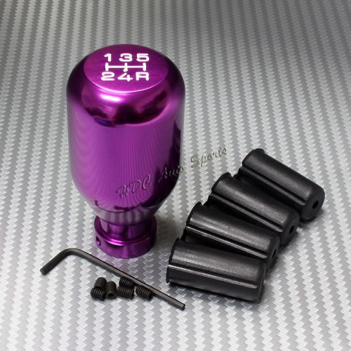 For nissan lexus universal type r style purple 5 speed manual mt shifter knob