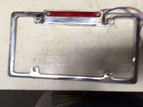 Billit lic, plate frame with third brake lite