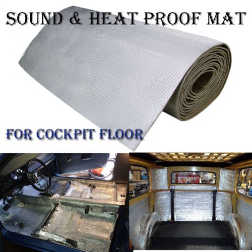 27sqft 6mm cockpit floor sound deadener heat proof insulation mat for nissan*