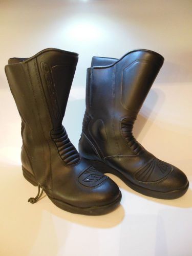 Gaerne waterproof motor cross biker boots size 42/8 black italy drytech