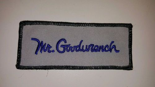 Vintage mr. goodwrench rectangle patch