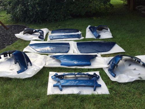Complete set smart fortwo colored body panels blue
