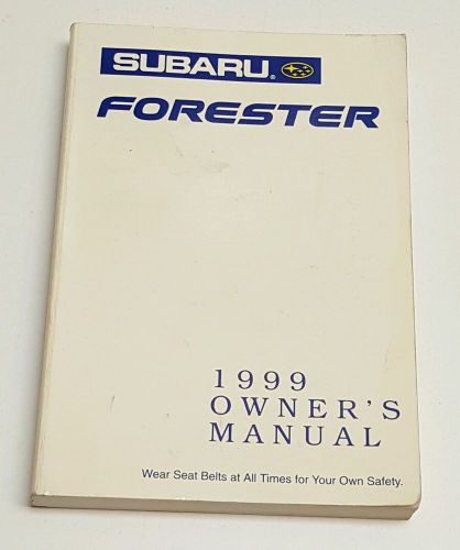 1999 subaru forester owners manual v4 2.5l s le base fuses radio fluids awd 2wd