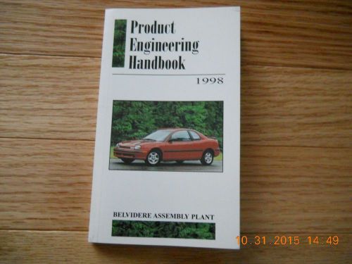 1998 chrysler product engineering handbook belvidere assembly plant