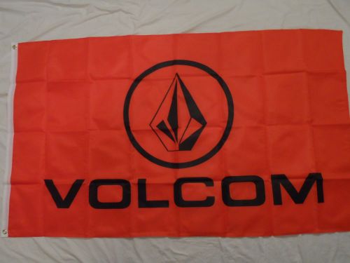 Volcom red 3x5 banner flag man cave skateboard snowboard surfwear!!!