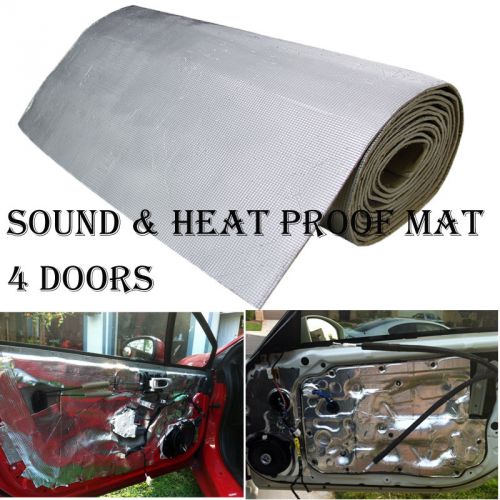 23sqft 236mil 4 doors noise proof sound deadener heat insulation mat for honda