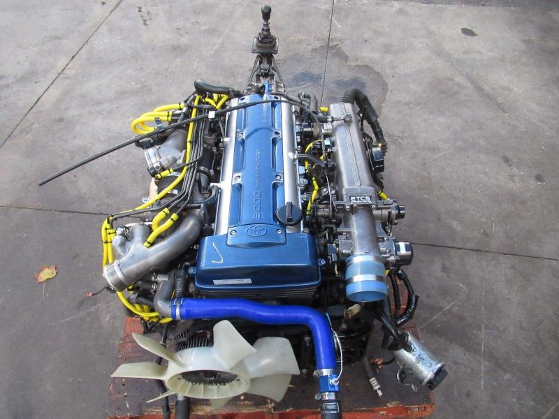 Jdm toyota supra 2jz gte twin turbo engine 6 speed v161 getrag transmission 2jz