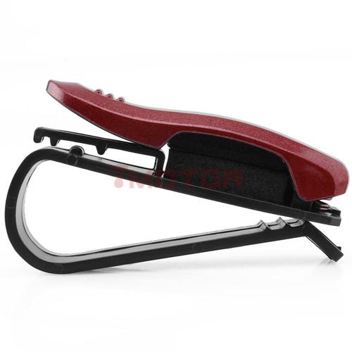 New Red Car Vehicle Sun Visor Eyeglasses Sunglasses Holder Clip Ticket Card Clip, US $3.09, image 2