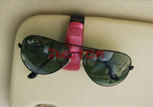 New Red Car Vehicle Sun Visor Eyeglasses Sunglasses Holder Clip Ticket Card Clip, US $3.09, image 3