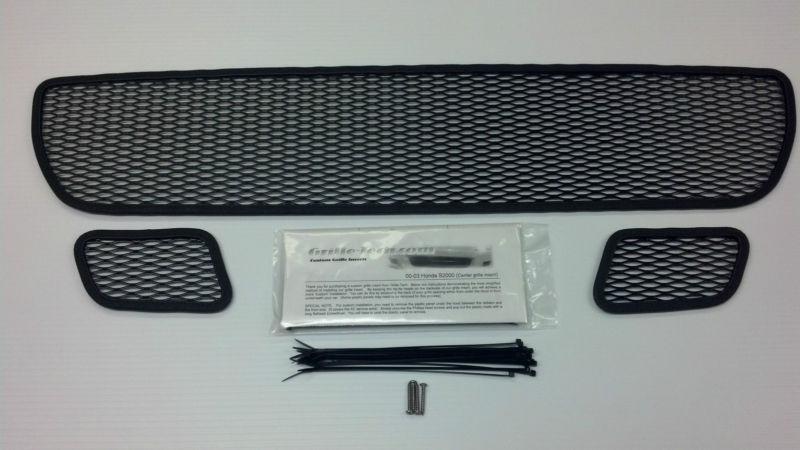 00-03 Honda S2000 3 piece set Grille Insert Black Powder Coat Dmd Style Grill, US $39.99, image 2