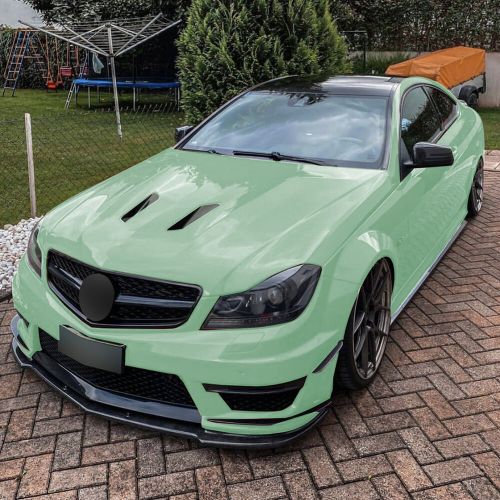 Front Bumper Spoiler Lip Kit For Benz C-Class W204 S204 AMG Line 2011-2014 New, US $81.34, image 4