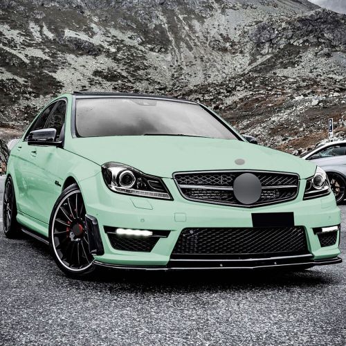 Front Bumper Spoiler Lip Kit For Benz C-Class W204 S204 AMG Line 2011-2014 New, US $81.34, image 5